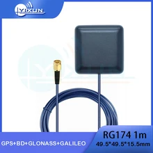 GNSS 안테나 GPS BD GLONASS L1 G1 B1 대역 NEO-M8N, 42dbi 이득 외부 안테나, SMA TNC BNC MMCX MCX FAKRA 커넥터
