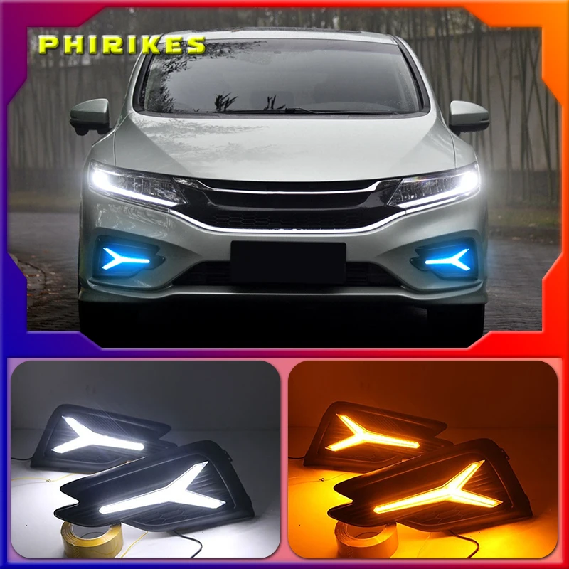 

LED Daytime Running Light Fog Light Assembly White Color For Honda Jade 2017-2020