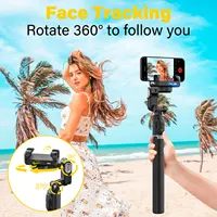 AOCHUAN M2PRO Smartphone Gimbal Stabilizer1-Axis Stabilizer Face Tracking without App 4-in-1 Mobile Gimbal Stabilizer for phone - Image 2