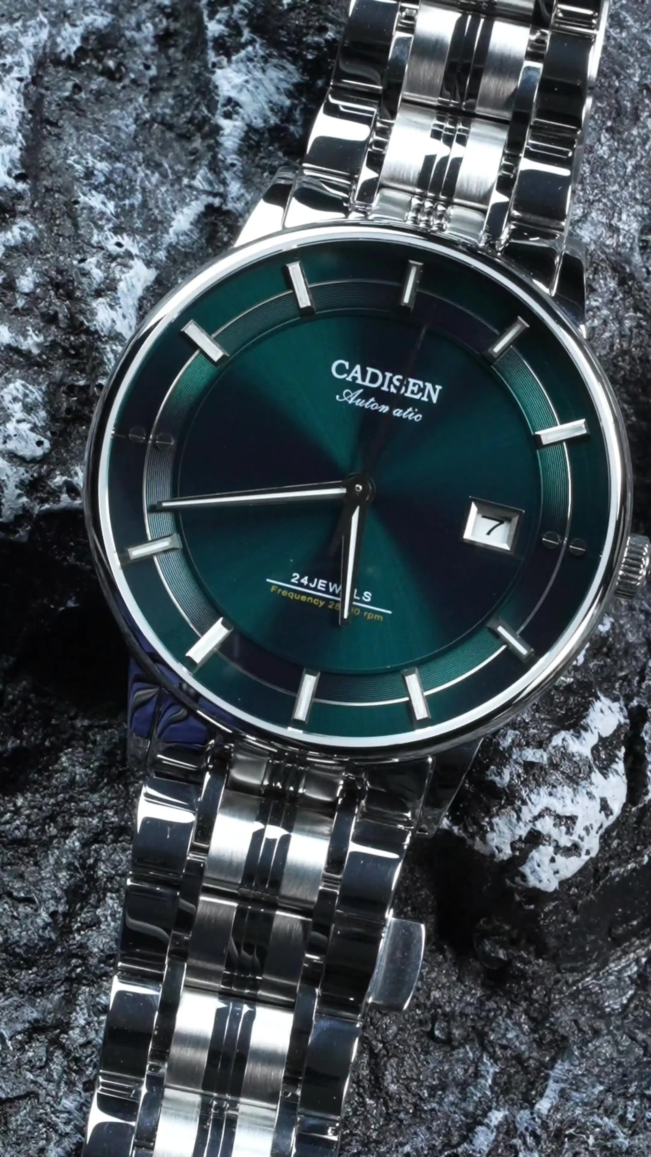 CADISEN Mechanical Wristwatches MIYOTA 9015 Movement