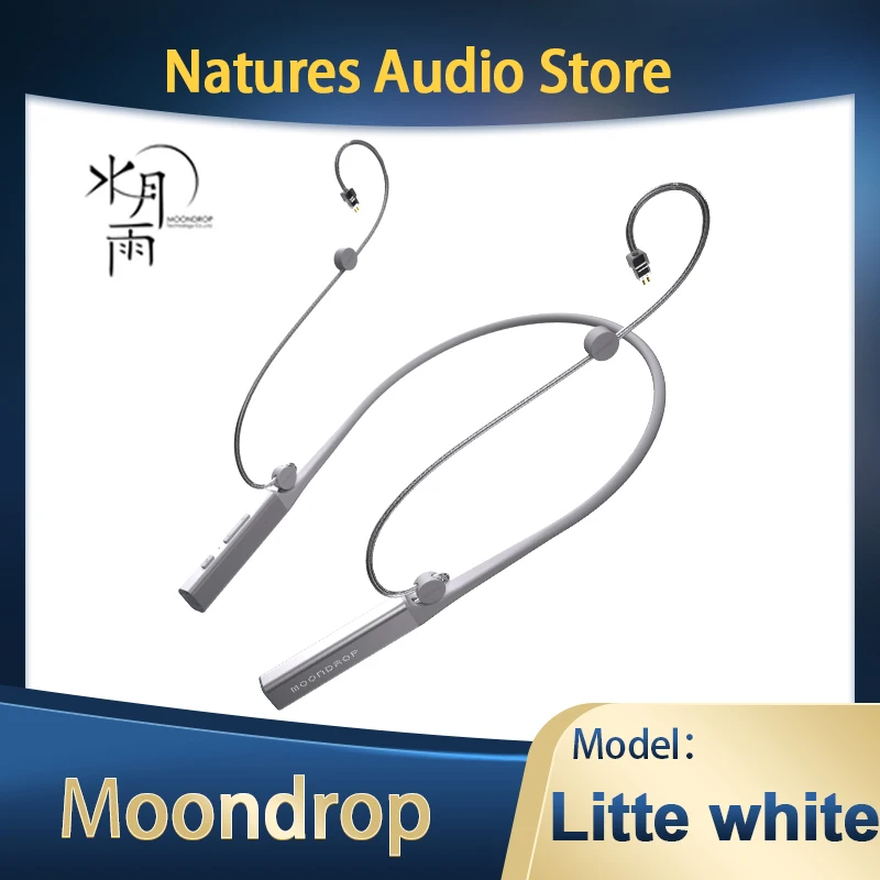 

Moondrop Littlewhite Neckband Bluetooth Cable Earphones Bluetooth 5.2 CS43131 Headphone Support Aptx LHDC QCC5144 2pin 0.78 mm