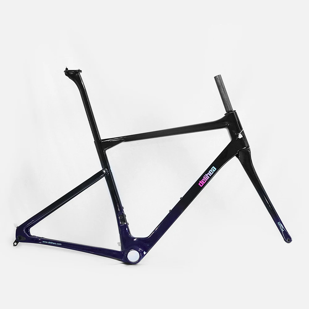

2023 NEW MRCM Carbon Gravel Frame Disc Brake 700C BB386/Threaded Full Hidden Cable Gravel Bicycle Frameset Road Bike