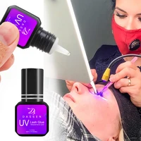 UV Lash Glue Eye Lash Extension Glue 5ml Quick Dry In 1 Second Long-Lasting Waterproof Eyelash Glue UV Glue For Lash Extension 1