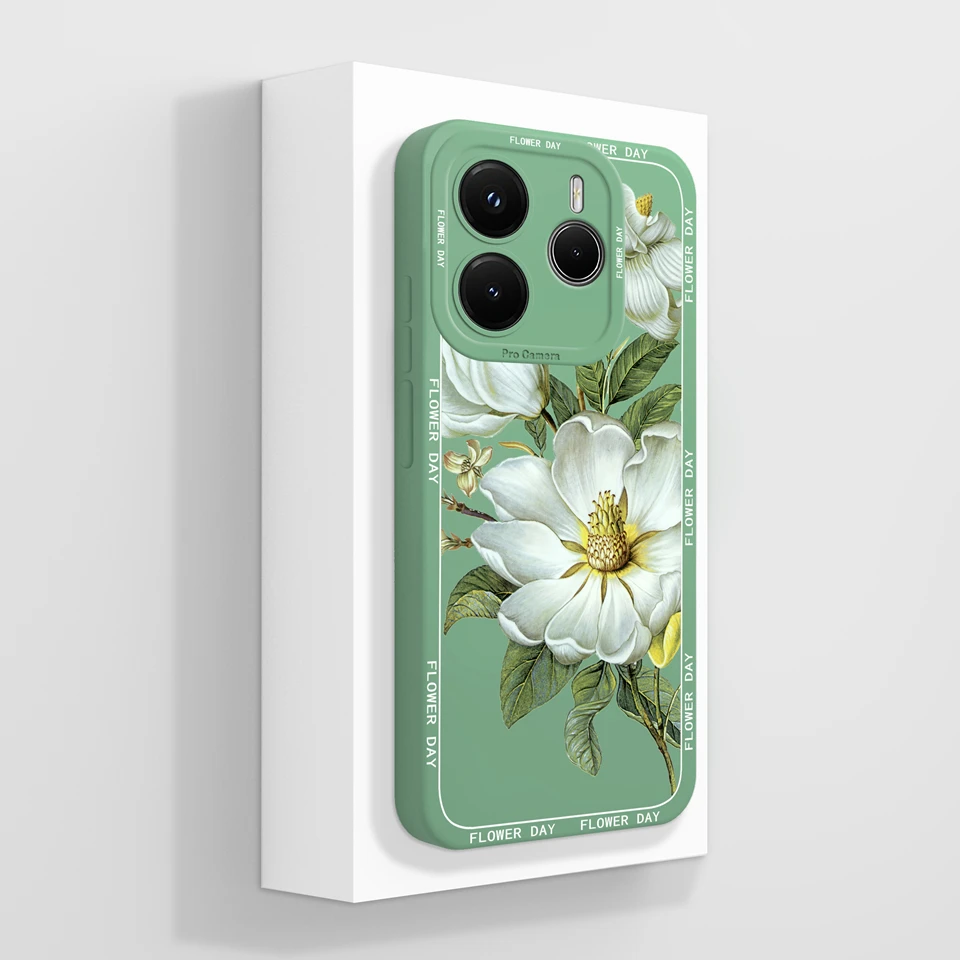 Beautiful Scenery Antifouling Anti-fall Silicone Back Cover Case