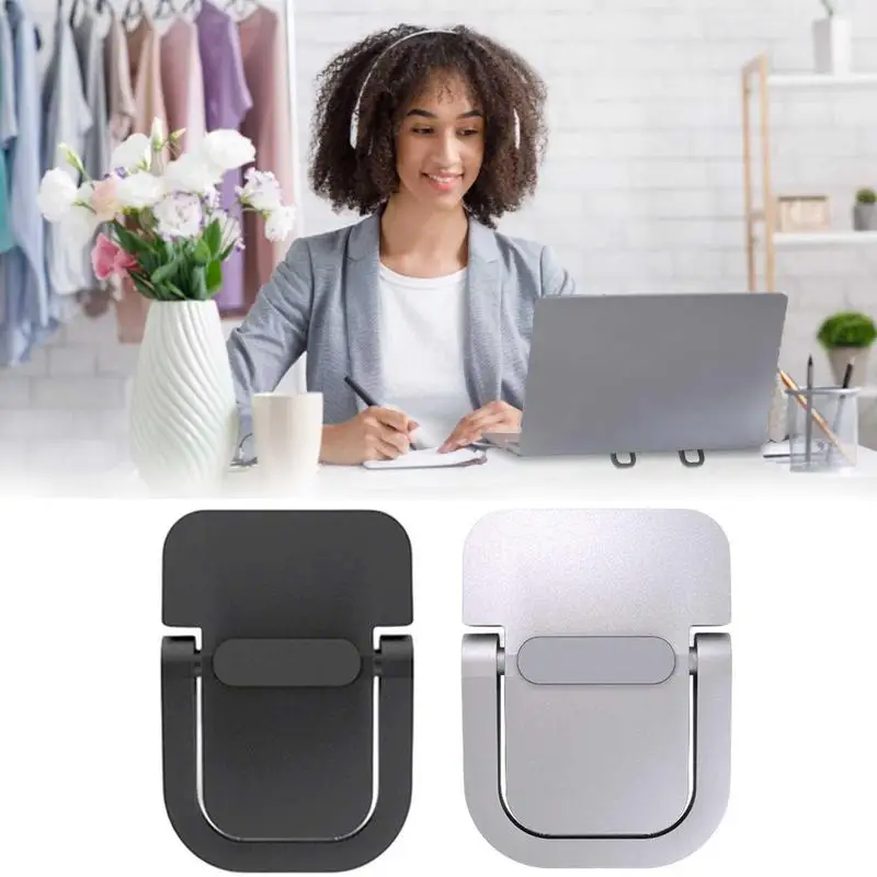 

2Pcs Mini Zinc Alloy Cooling Stand Universal Laptop Stand Mini Bracket Laptop Foldable Laptop Accessories For Laptop PC Notebook