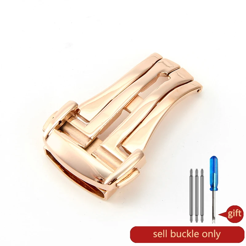 Omega Watchband Stainless Steel Folding Buckle Replacement Accessory