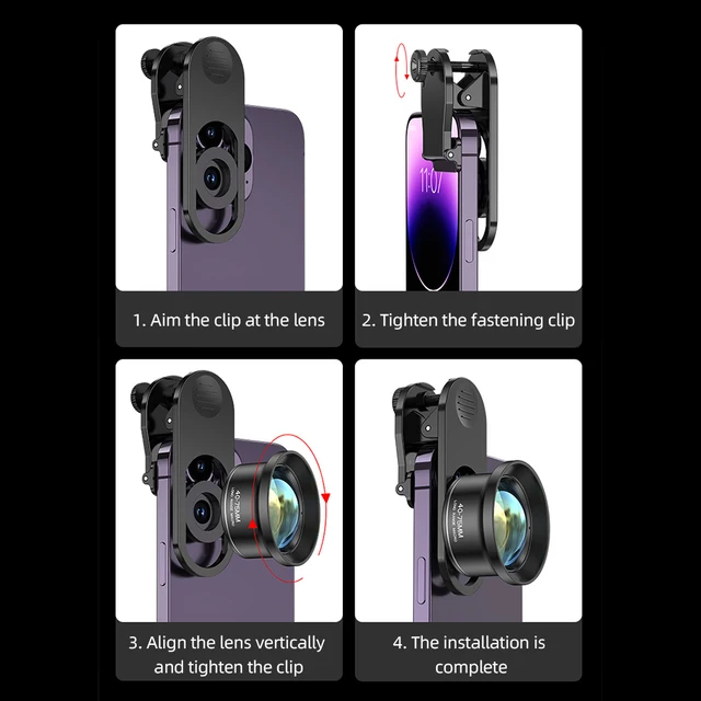 スマホアクセサリー MACRO 10X - PRO SERIES Amazon.com: NEEWER 10X Macro Lens with 17mm Thread Clip and