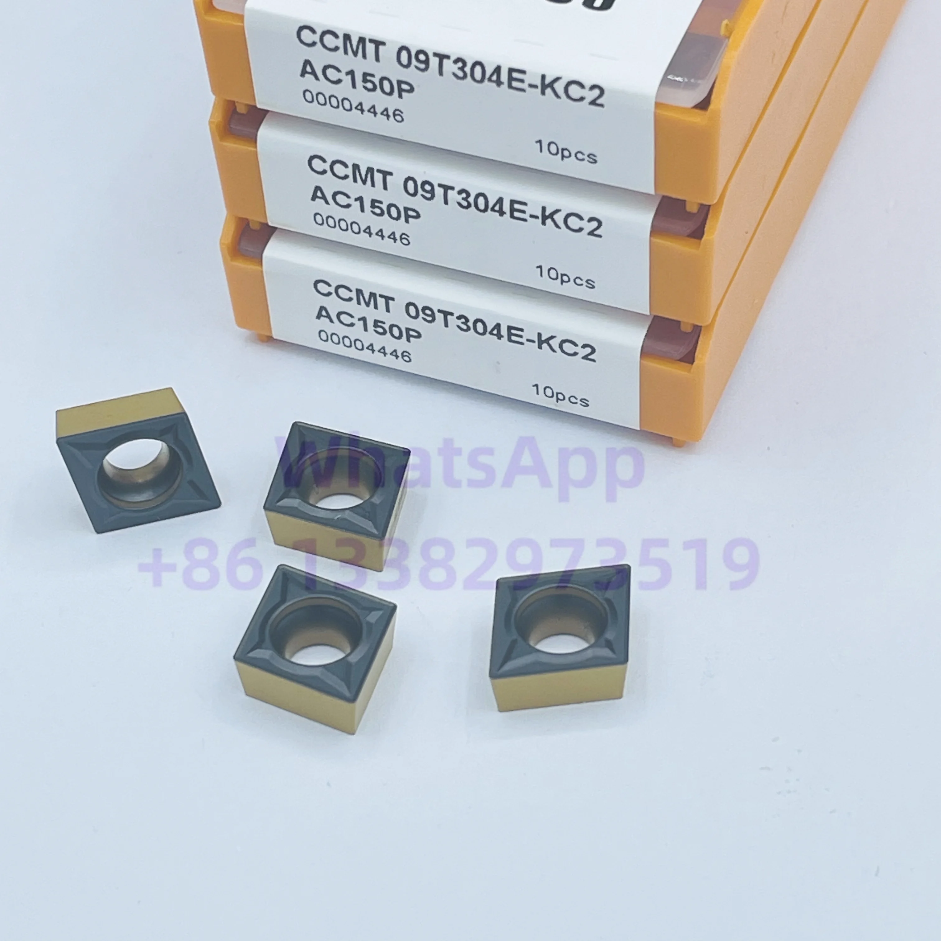 

CCMT060204E CCMT09T304E CCMT09T308E CCMT120408E-KC2 AC150P AC250P AC202K Carbide Inserts CCMT Boring Inserts
