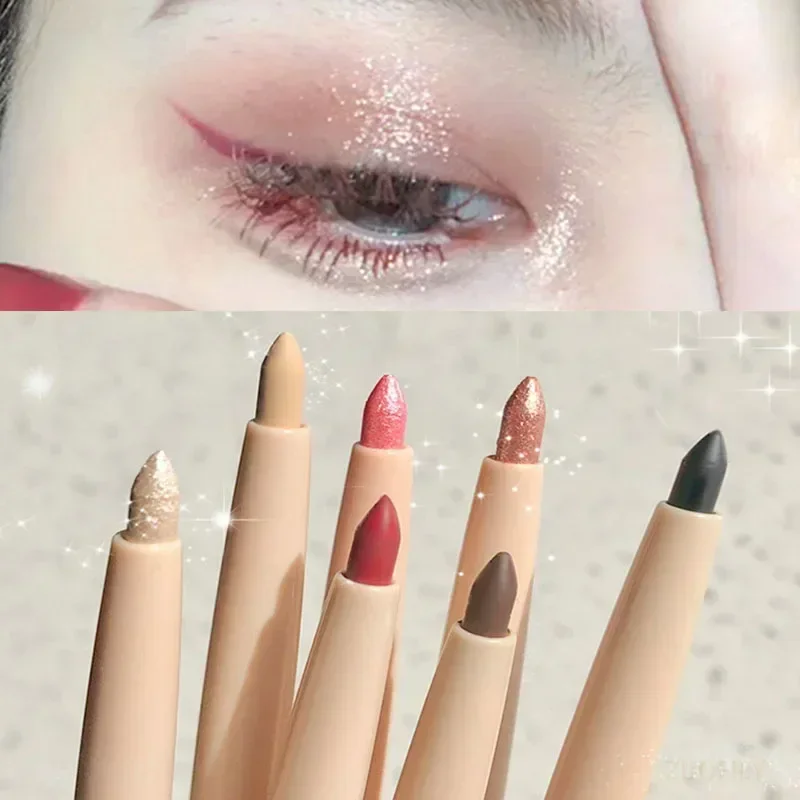 Diamond Lying Silkworm Eyeliner Gel Pen Makeup Eyeshadow Stick Liquid Nude Shadow Waterproof Highlight