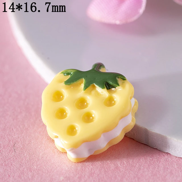10PCS Slime Charms With Donut Food Sugar Chocolate Candy Resin Flatback of Slime  Beads Cake for Ornament Phone Case Decoration - AliExpress