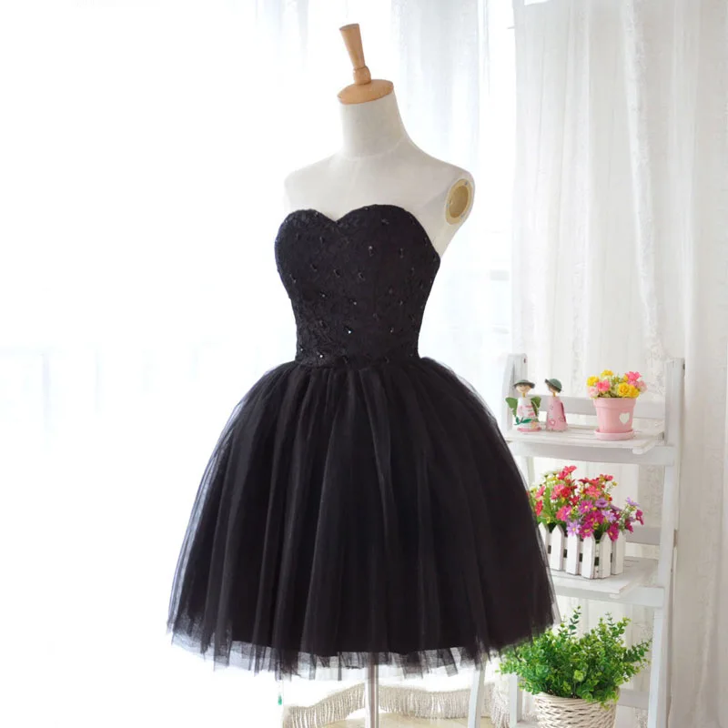 

GUXQD Above Mini Homecoming Dresses Sweetheart Tulle Beading Prom Party Gowns Graduation robes de soirée Vestido De Noche