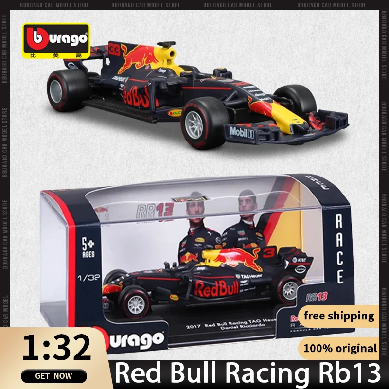 

1:32 Red Bull Racing Rb13 3 #33 коллекция литой модели Tag Heuer формула гонок твердая версия роскошный автомобиль из сплава подарок коллекция игрушек