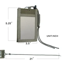EXCELLENT ELITE SPANKER Tactical ID Card Case Patch Neck Lanyard Credit Card Organizer Pouch Adjustable Neck Lanyard 2