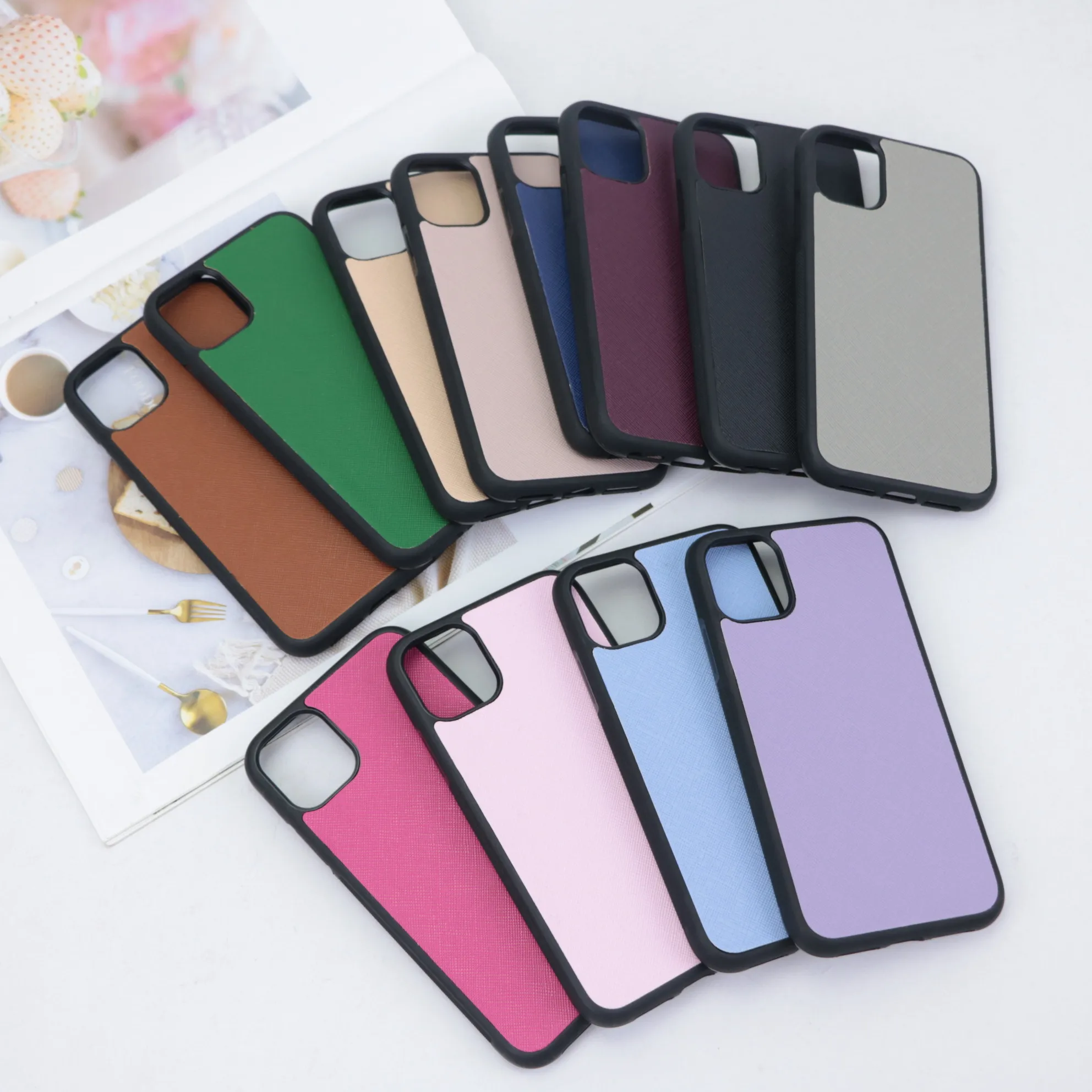 Dropshipping Phone Case For Iphone 15 14 13 Pro Max XS XR Custom Name Saffiano PU Leather  Protective Mobile Phone Cover dropshipping phone case for iphone 15 14 13 pro max xs xr custom name saffiano pu leather protective mobile phone cover