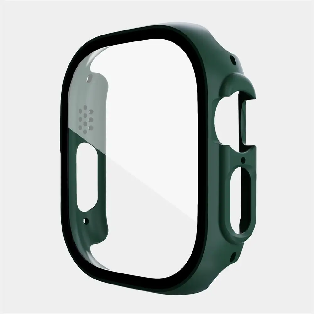 Premium Tempered Glass Screen Protector with PC Bumper for Apple Watch Ultra 49mm