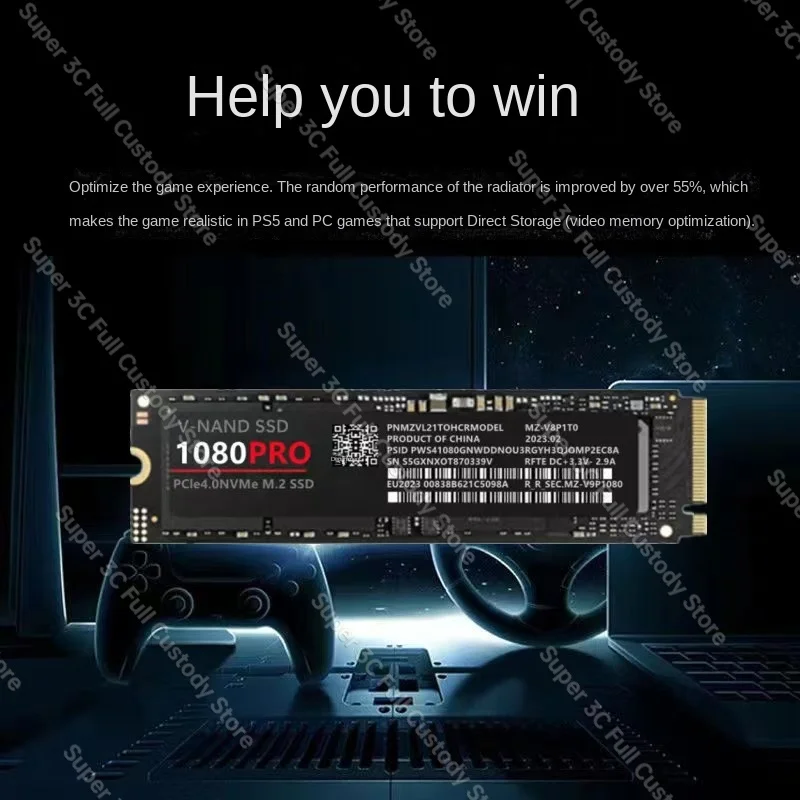 1080 PRO  Ʈ ָ Ʈ ϵ ũ, ũž, PC, PS5 ƮϿ, 4TB SSD-NGFF, M2 2280 PCIe4.0 NVME б, 13000 MB/S, 2TB