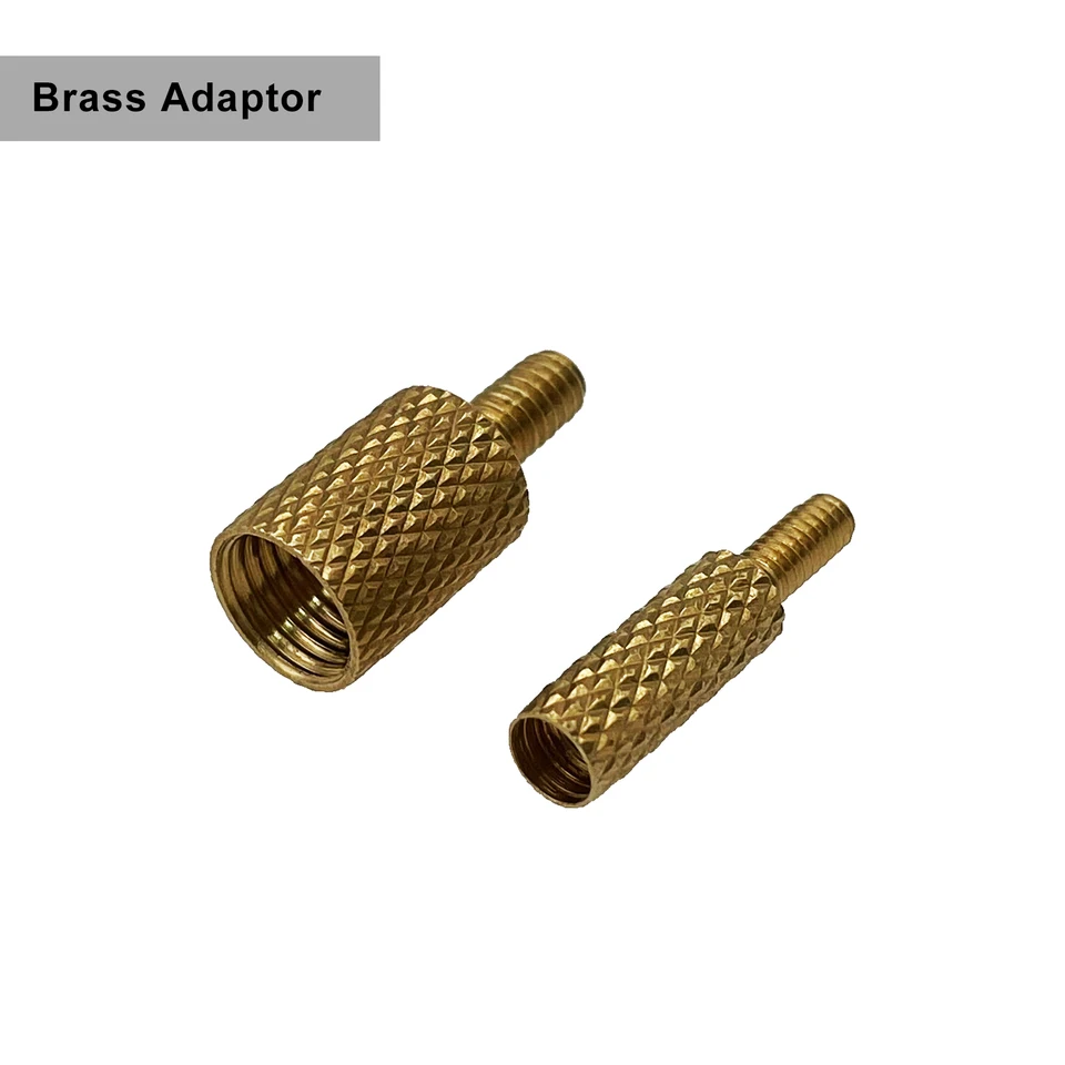 30-Piece Gun Cleaning Rod Adapter Kit – 5-40, 8-32, 10-32, 5/16-27, M3 M4 M5 Threads, Male & Female