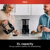 14-Cup Coffee Maker PRO, 14-Cup Glass Carafe, Freshness Timer, with Permanent Filter, Black Stainless Steel 2