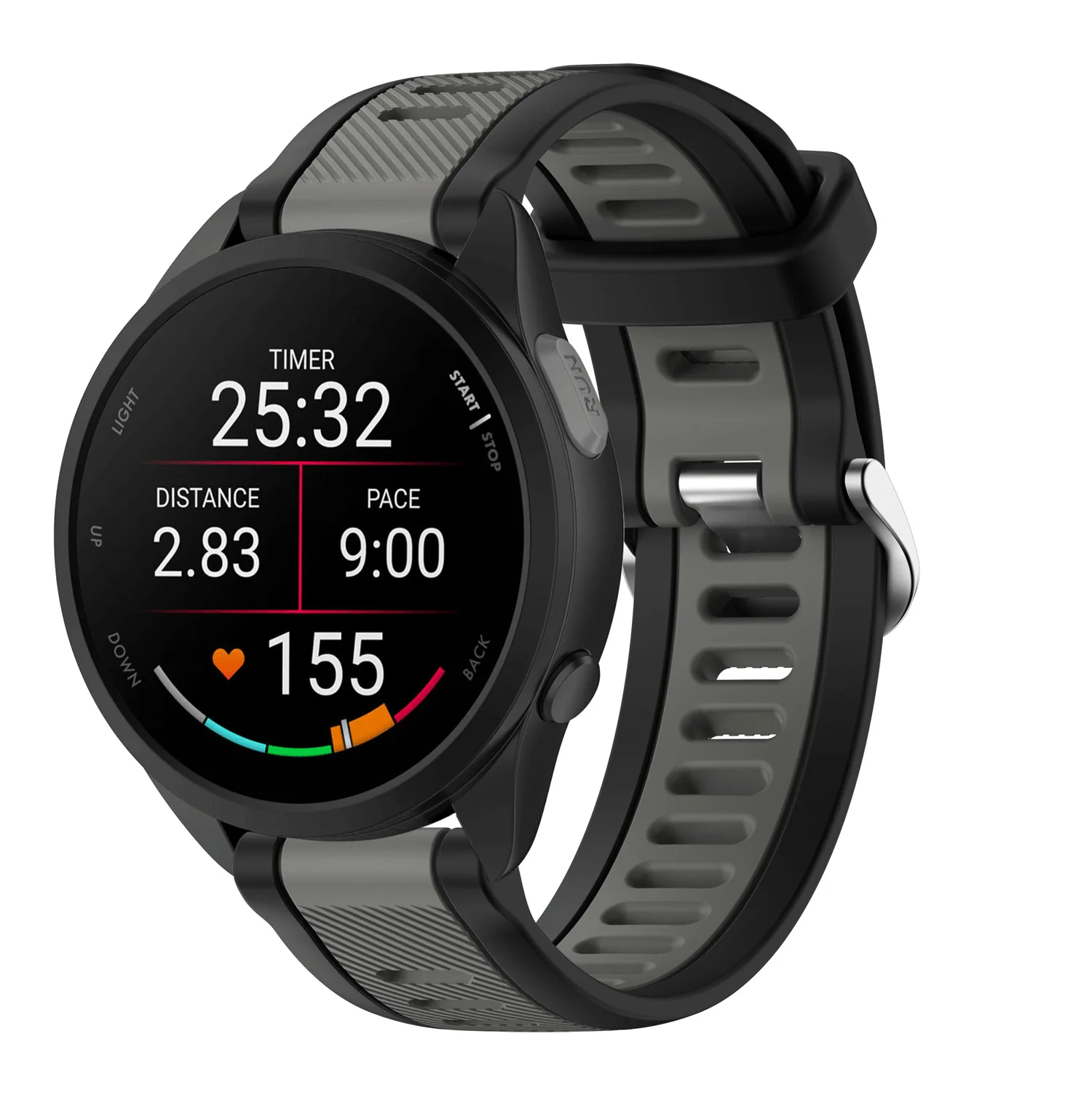Versatile Silicone Watch Strap - Multiple Sizes Available