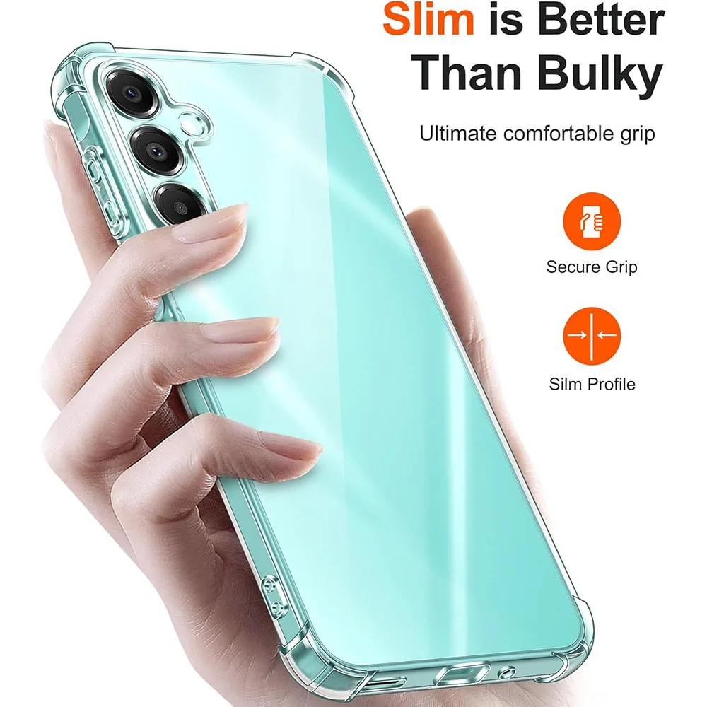 Shockproof Ultra-Thin Clear TPU Soft Case