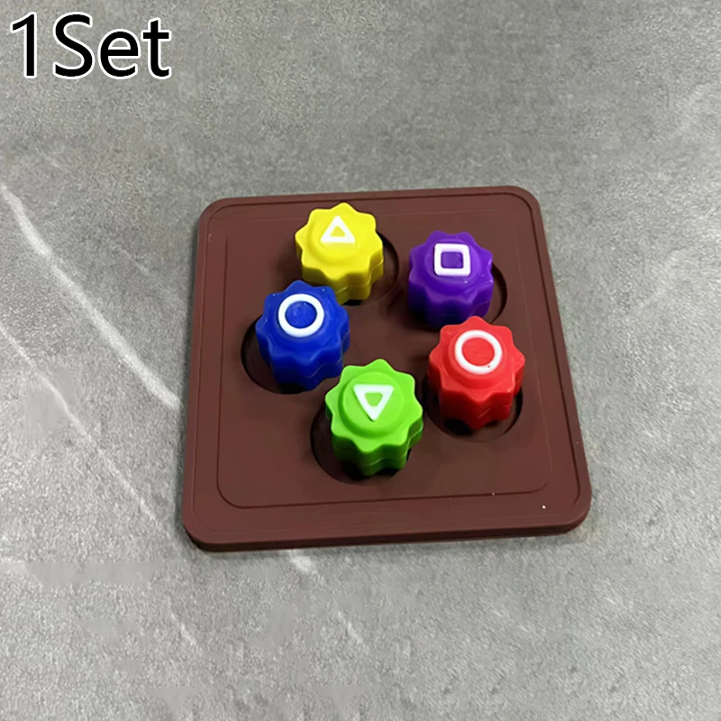Gioco Tradizionale Coreano Gong Gi Dadi - Set Di 5 Pietre Colorate - Gioco Di Abilità E Coordinazione Per Famiglie E Amici