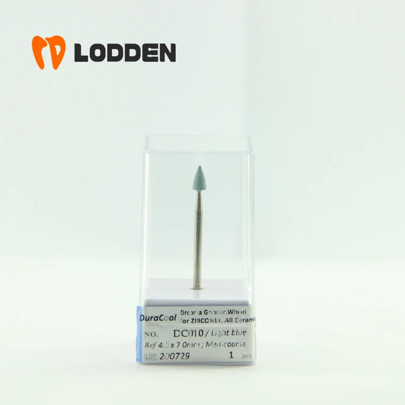 LODDEN Dental DC001 Diamant-Polierkopf für Zirkonoxid, blau, mittelgroß, Deatal Lab, Schleifen von Keramik, Emax-Kronen, Polierer, Steinbohrer – Detail 19