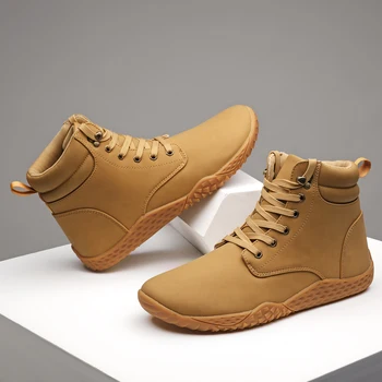 Work Lightweight Sports Shoes 41-46 Men's Shoes Wide Barefoot Sneakers Season Outdoor Breathable Versatile Casual Trendy Shoes 1