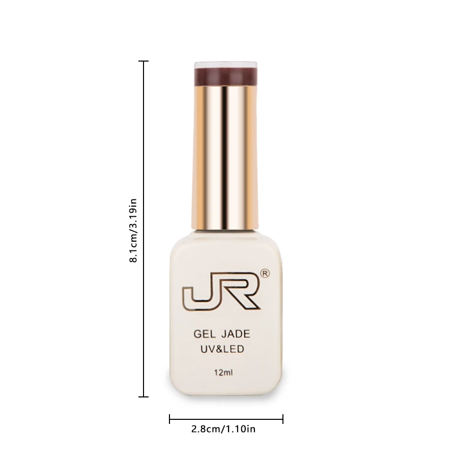 JR10pcs12ml30 color lasting Summer Ice Nail Varnish Set UV/LED Color bottle color cover Spring black and white powder Macaron mu 5