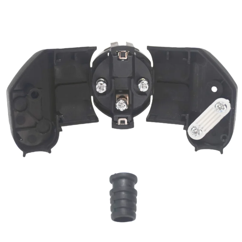 Adattatore Spina 16 A, 2 Prese Bivalenti, 1 Presa Stand.tedesco Bianco - Foto 5