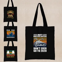 

Pew Cartoon Print Shopping Bags Women Daily Tote Bag Fashion Casual Shoulder Bag Canvas Eco Shopper Bag Portable Kawaii HandBags