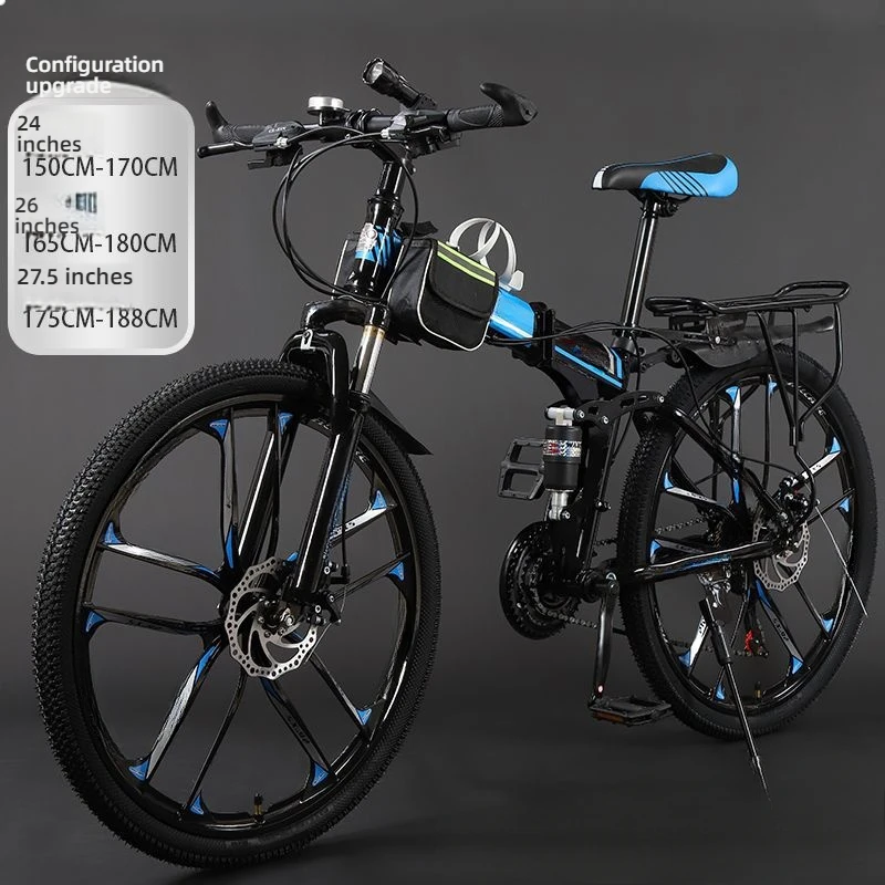 Bicicletas todoterreno de doble uso para desplazamientos y entretenimiento en montaña para hombres y mujeres, bicicletas de montaña para adultos