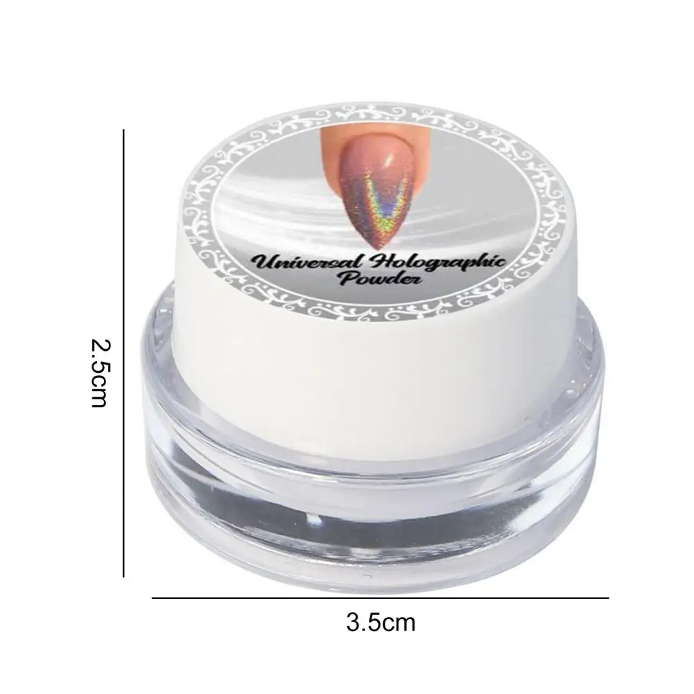 0.3g Manicure Powder Stylish Vivid Color Nail Mirror Powder Rainbow Color Manicure Glitter Home Supply