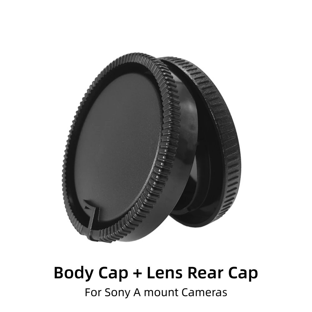 Camera Body and Rear Lens Dust Proof Cap Protector - DSLR Accessories