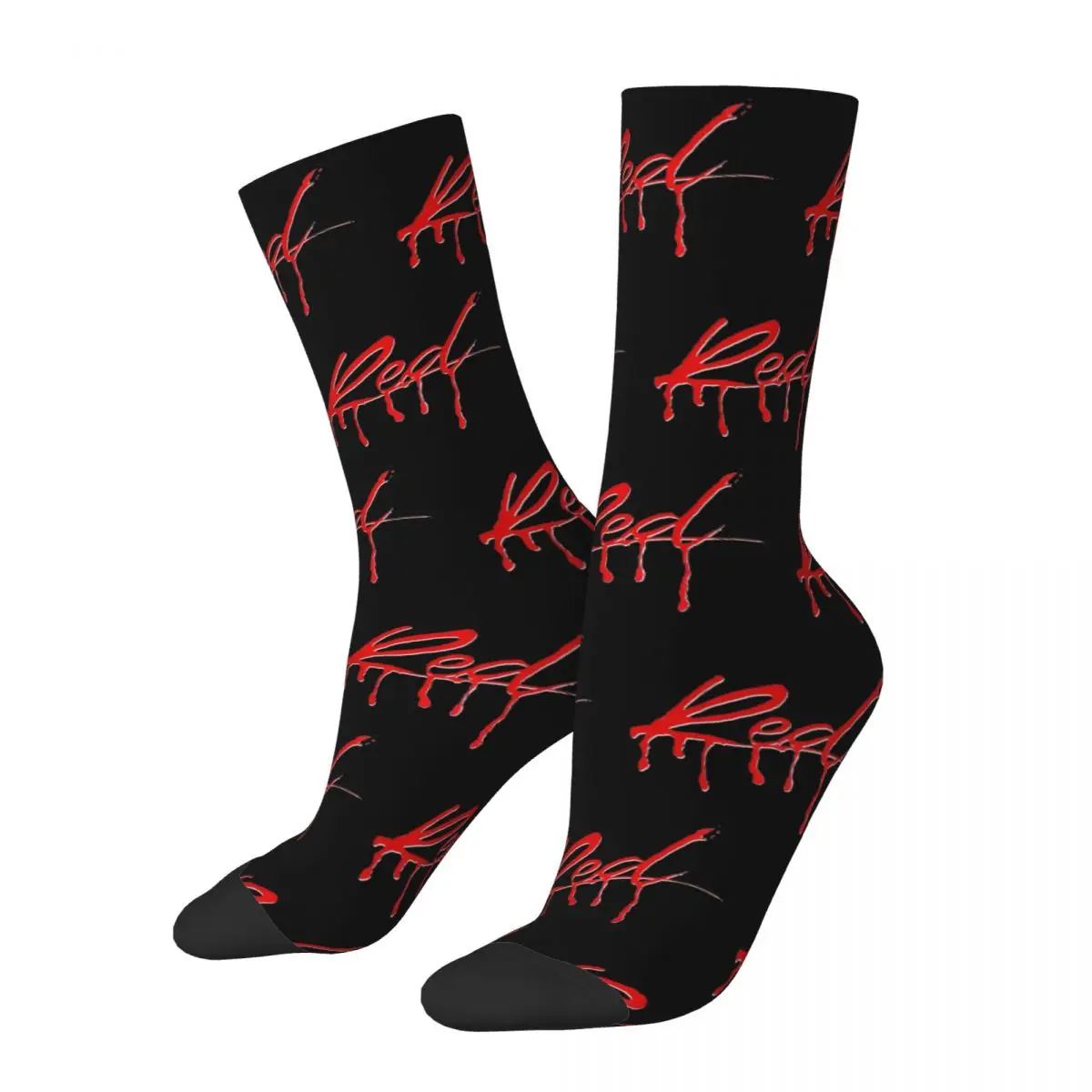 

Winter Warm Hip-hop Women Men Playboi Carti Whole Lotta Red Socks Sweat Absorbing Middle Tube Socks