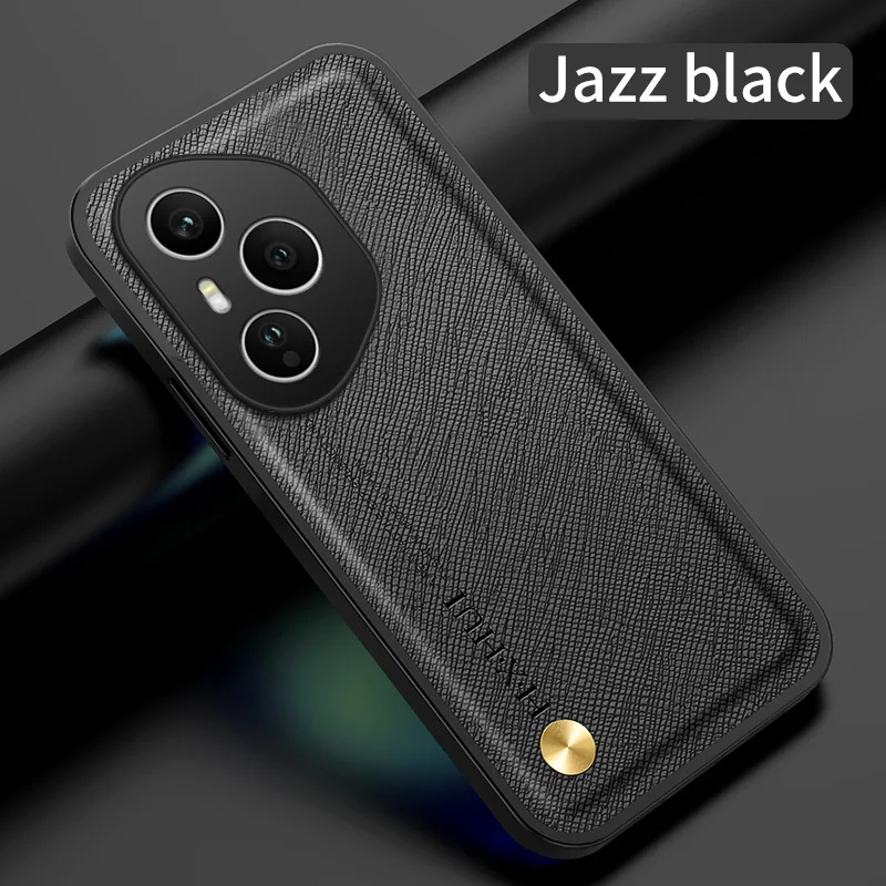 Luxury Cross Pattern Matte Leather Shockproof Case with Soft Bumper Protective Cover