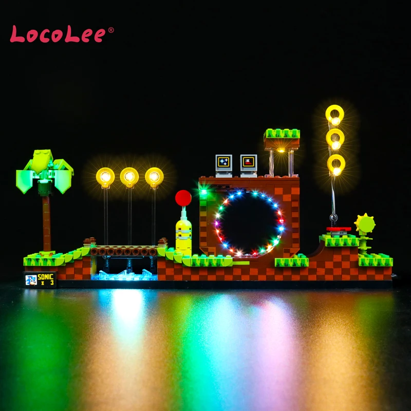 

LocoLee LED Lighting Set for 21331 Ideas Sonic The Hedgehogs Bricks Light Kit, Not Included the Building Model
