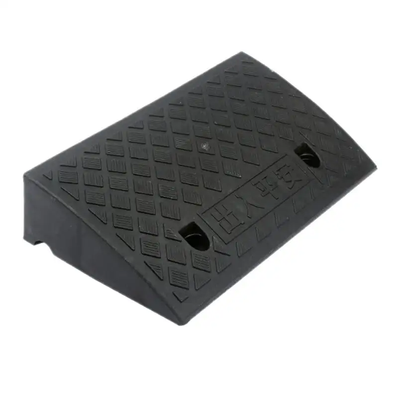 Portable Lightweight Curb Ramps Heavy Duty Plastic Threshold Ramp Mat Pad Car Trailer Truck Bike Motorcycle Wheelchair Curb Ramp