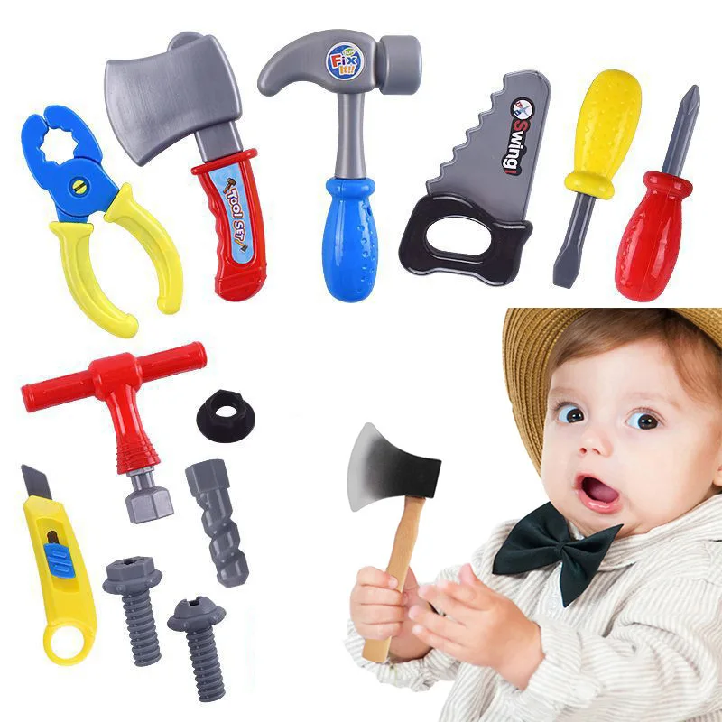

Kids Tool Set Toys Simulation Repair Tools Preschool Fixing Kit Pretend Play Construction Toy Learning Engineering Puzzle Game