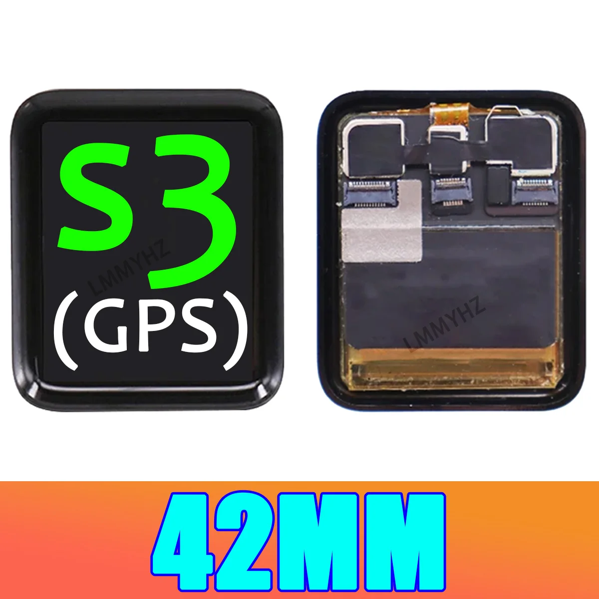 100% ׽Ʈ  AMOLED LCD,  ġ ø 3 , LCD ġ ũ ÷ Ÿ  ü, iWatch S3 LCD 42mm 38mm