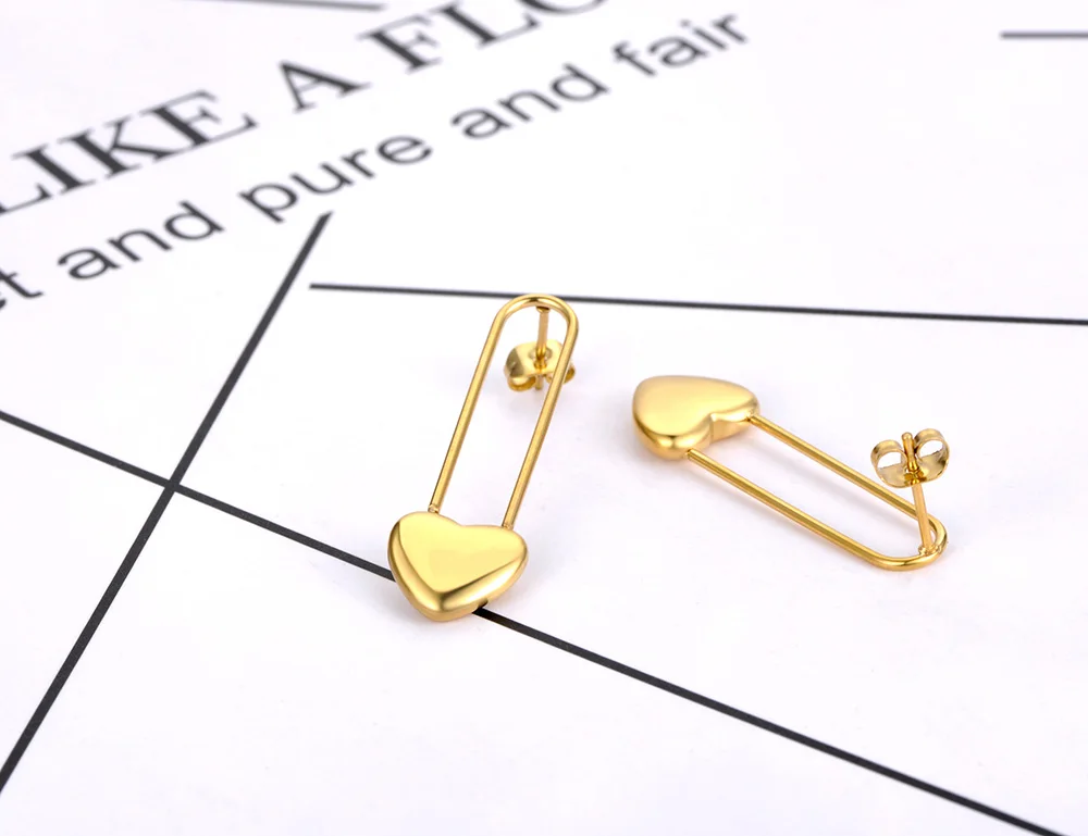 Little Safety Pin Earrings – J&CO Jewellery