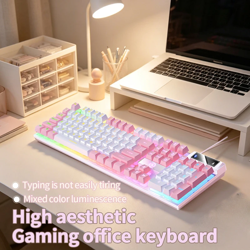 Enhanced Luminous Wired Gaming Keyboard and Mouse Set