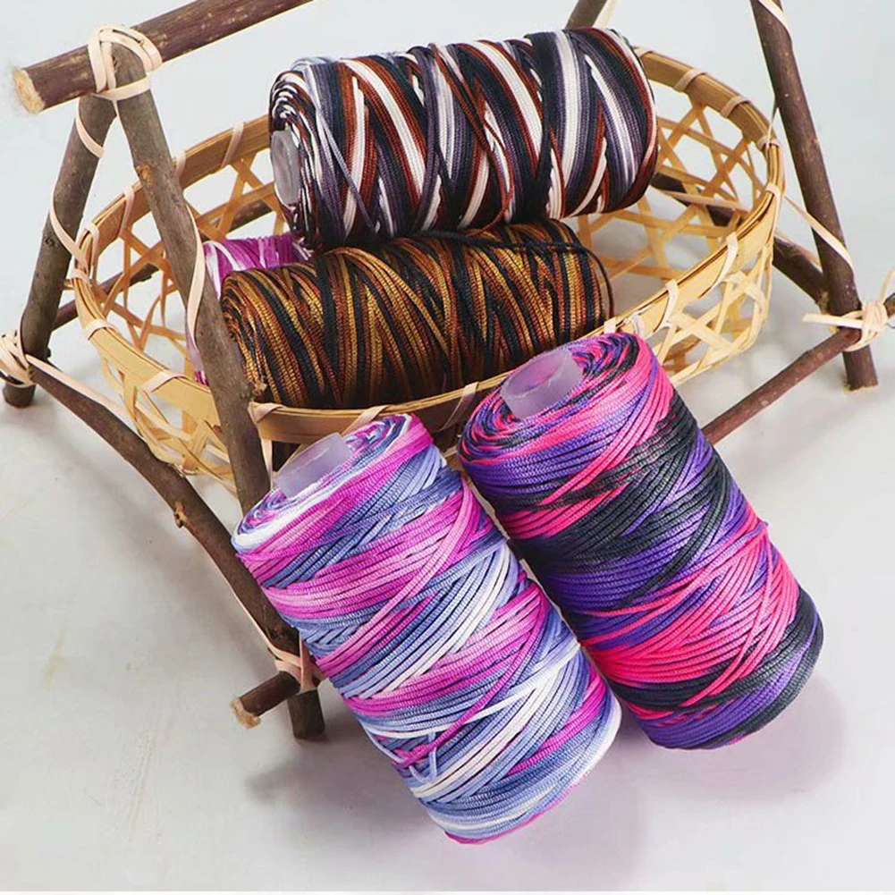 1 Roll Summer Crochet Yarn Hand Braided Thread Sewing Thread Household Supplies Handmade DIY For Hand Knitting Cap Shoes