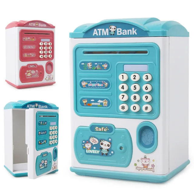 Generic Tirelire Intelligente Numérique Pour Enfants Avec Empreinte  Digitale ATM - Bleu - Prix pas cher