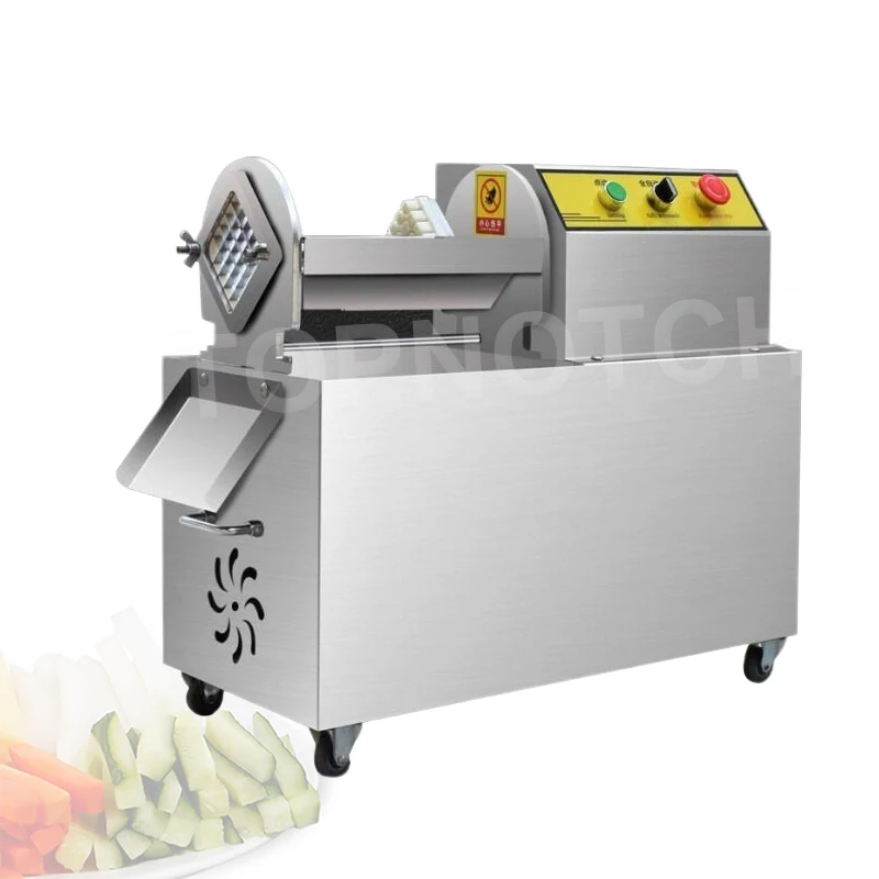 

Kitchen Electric Potato Strips Cutter French Fries Machine Small Carrot Stick Cutting Maker