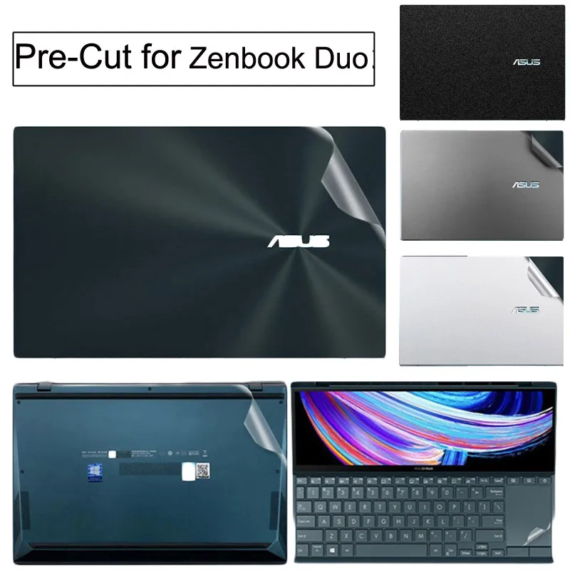 

3pcs Protective Vinyl Sticker Cover for ASUS Laptop Zenbook Duo Pro 14 2021 2022 UX481FL UX481FA UX481 UX482 UX482EG UX482EA