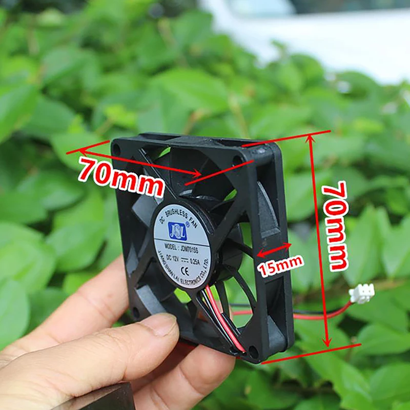 보호 커버가 있는 소형 냉각 선풍기, 초박형 섀시, 컴퓨터 선풍기, DC 12V, 3W