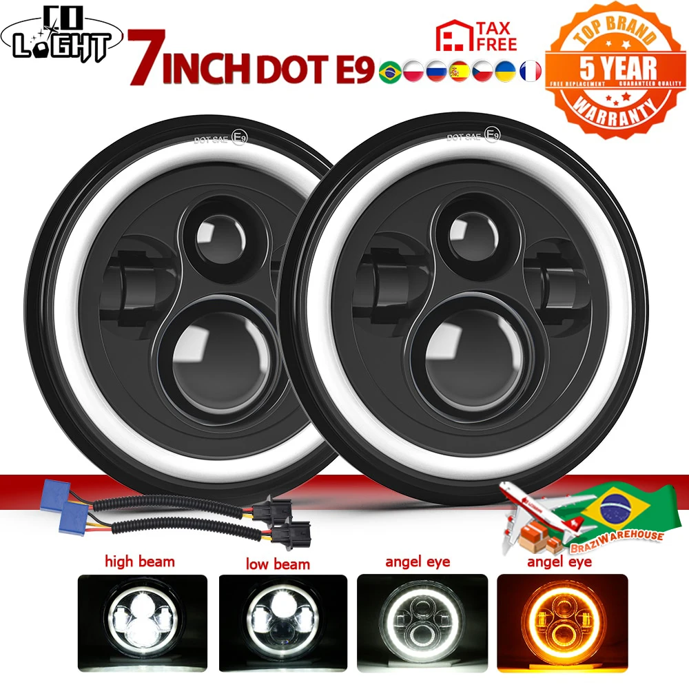 CO LIGHT Running Lights 80W Car LED H4