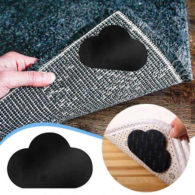 Non-Slip Rug Gripper Pad Reusable Heart Shape Rug Pads Rug Tape Stickers  Washable Area Rug Pad Carpet Tape Corner Side Gripper - AliExpress