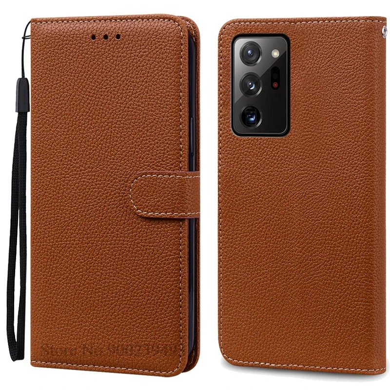 Leather Flip Wallet Case - Stylish Protection & Storage