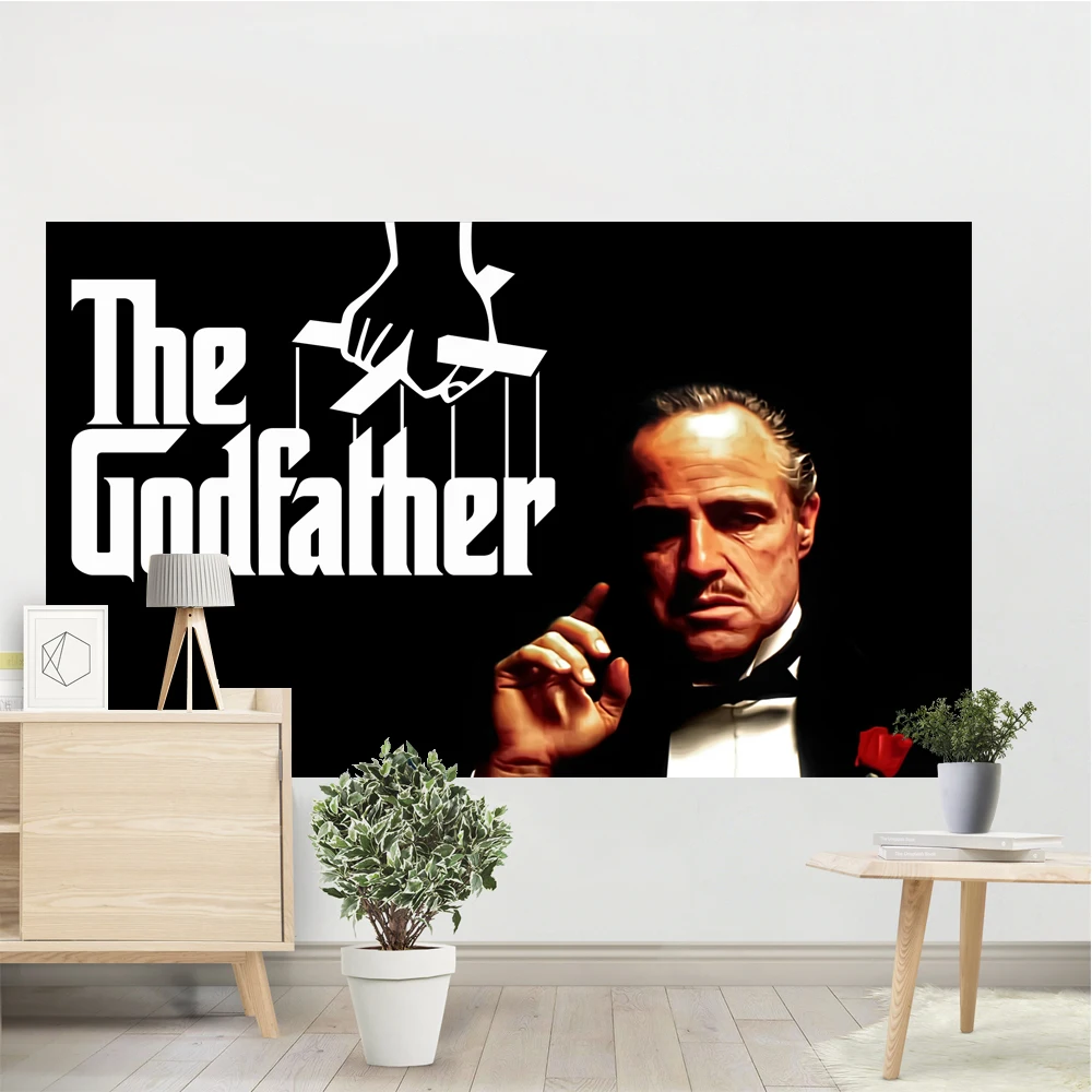 

Godfathers Tapestry, Classic Movie, Underworld Poster, Living Room, Bedroom Wall, Hanging Decoration